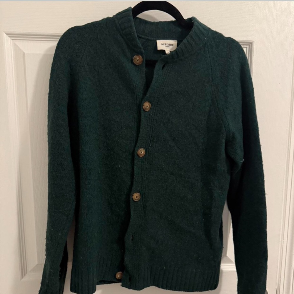 Octobre Dark Green Sweater